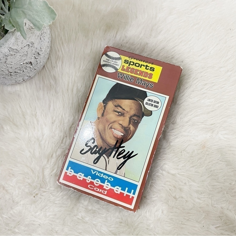 Video Sports Card - Willie Mays (VHS, 1990)